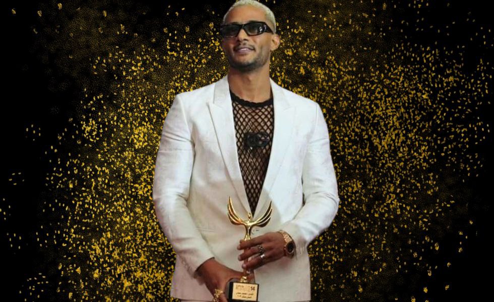 تكريم محمد رمضان في مهرجان الفضائيات العربية